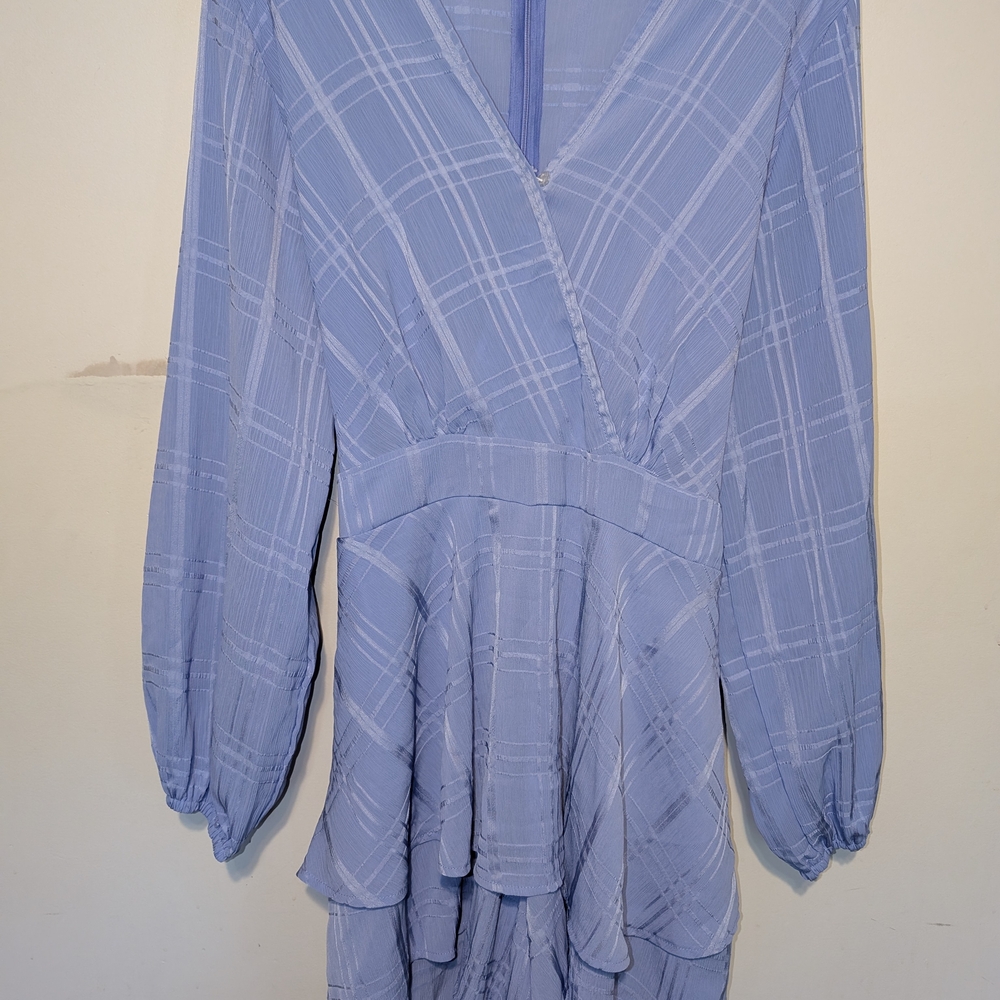 Elegant Light Lavender Plaid Women's Romper
